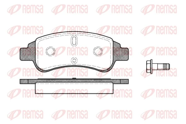 REMSA 084030 Колодки гальмівні дискові