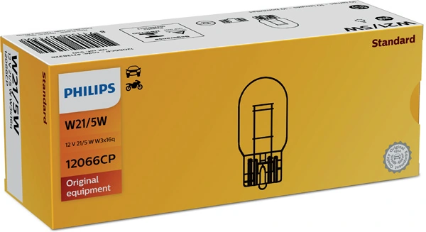 Автолампы Philips 12066CP Vision W21/5W W3x16q 5 W 21 W прозрачная