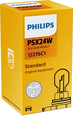 Автолампы Philips 12276C1 Standard PSX24W PG20/7 24 W прозрачная