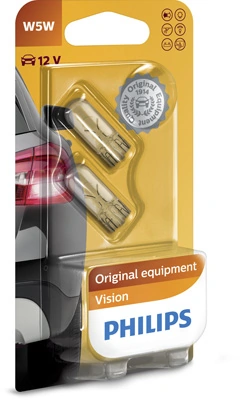 Автолампы Philips 12961B2 Vision W5W W2,1x9,5d 5 W