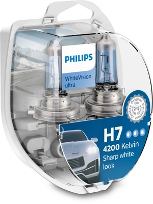 Автолампы Philips 12972WVUSM WhiteVision Ultra H7 PX26d 55 W