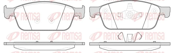 Remsa 151010 Гальмiвнi колодки (вир-во Remsa)