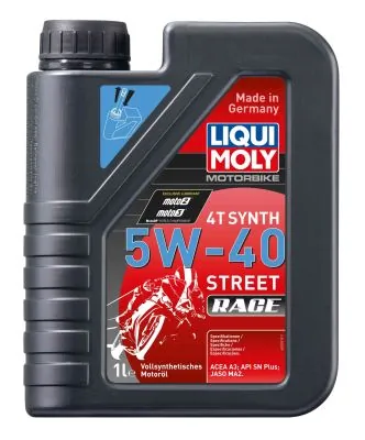 Масло для 4-тактных двигателей — Motorbike 4T Synth Street Race 5W-40 1 л. Масло для 4-тактных двигателей — Motorbike 4T Synth Street Race 5W-40 1 л.