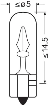 Автолампы Osram 2721 Original W1,2W W2x4,6d 1,2 W прозрачная Автолампы Osram 2721 Original W1,2W W2x4,6d 1,2 W прозрачная