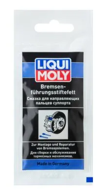 Смазка Liqui Moly Bremsenführungsstiftefett для направляющих пальцев суппорта 39022 Смазка Liqui Moly Bremsenführungsstiftefett для направляющих пальцев суппорта 39022