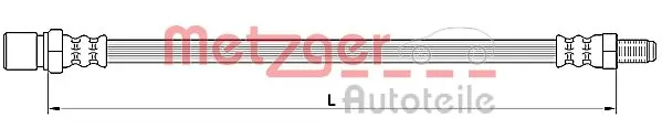 METZGER 4110641 Шланг гальмівний METZGER 4110641 Шланг гальмівний