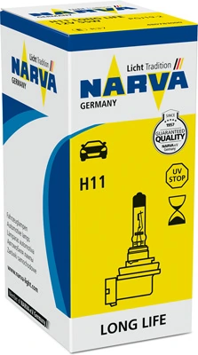 Автолампы Narva 48078 Long Life H11 PGJ19-2 55 W прозрачная