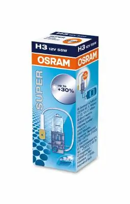 Автолампы Osram 64151SUP Super H3 PK22s 55 W прозрачная Автолампы Osram 64151SUP Super H3 PK22s 55 W прозрачная