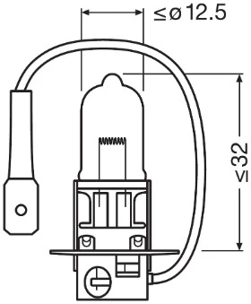 Автолампы Osram 64151SUP Super H3 PK22s 55 W прозрачная
