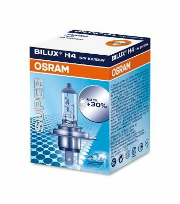 OSRAM 64193SUP Лампа Osram Super H4 12V 60/55W P43T +30% (упаковка картон)