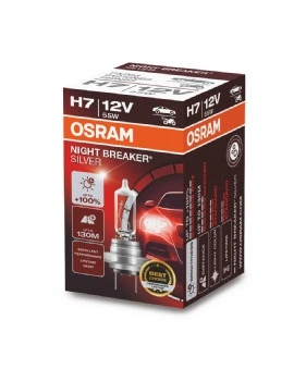 Автолампы Osram 64210NBS Night Breaker Silver H7 PX26d 55 W прозрачная