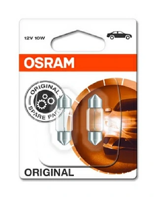 Автолампы Osram 643802B Original C10W SV8,5-8 10 W прозрачная
