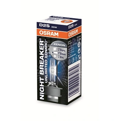 Автолампы Osram 66240XNB Xenarc Night Breaker Unlimited D2S P32d-2 35 W прозрачная Автолампы Osram 66240XNB Xenarc Night Breaker Unlimited D2S P32d-2 35 W прозрачная