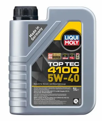 Синтетическое моторное масло — Top Tec 4100 SAE 5W-40 1 л. Синтетическое моторное масло — Top Tec 4100 SAE 5W-40 1 л.