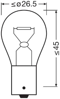 Автолампы Osram 750602B Original P21W BA15s 21 W прозрачная Автолампы Osram 750602B Original P21W BA15s 21 W прозрачная