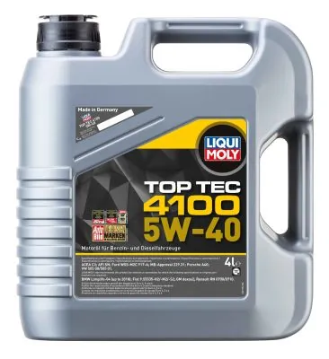 Синтетическое моторное масло — Top Tec 4100 SAE 5W-40 4 л. Синтетическое моторное масло — Top Tec 4100 SAE 5W-40 4 л.