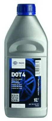 HELLA 8DF355360021 Рідина гальмівна DOT 4, 1 л HELLA 8DF355360021 Рідина гальмівна DOT 4, 1 л