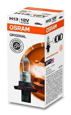 Автолампы Osram 9008 Original Line H13 P26.4t 55 W 60 W прозрачная