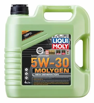 Синтетическое моторное масло — Molygen New Generation 5W-30 4 л.