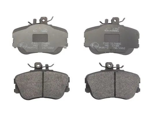 ABE C1M017ABE Колодки гальмівні дискові передні, комплект ABE C1M017ABE Колодки гальмівні дискові передні, комплект