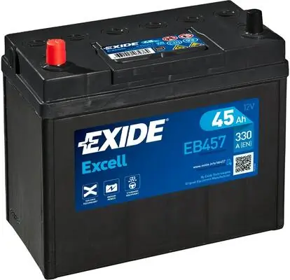 Аккумулятор EXIDE Excell 6 СТ-45-L eb457 Аккумулятор EXIDE Excell 6 СТ-45-L eb457