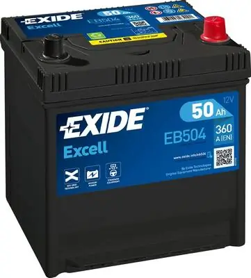 Аккумулятор EXIDE Excell 6 СТ-50-R eb504 Аккумулятор EXIDE Excell 6 СТ-50-R eb504