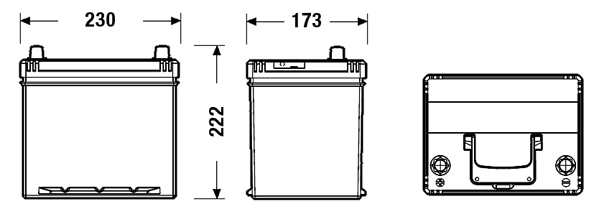 Аккумулятор Exide EXCELL 6 СТ-60-L EB605