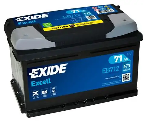 Аккумулятор EXIDE Excell 6 СТ-71-R eb712 Аккумулятор EXIDE Excell 6 СТ-71-R eb712