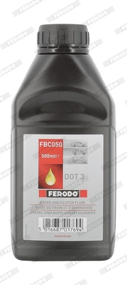 Ferodo Brake Fluid DOT 3, 0.5л Ferodo Brake Fluid DOT 3, 0.5л
