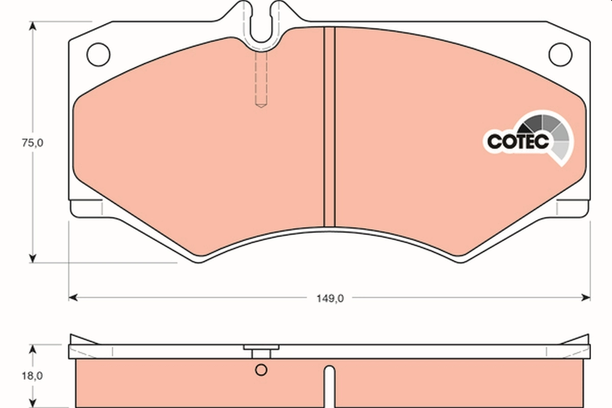 TRW GDB317 Колодки тормозные дисковые, MB G (W460/W461/W463), VW LT 28-35/40-55, 78- TRW GDB317 Колодки тормозные дисковые, MB G (W460/W461/W463), VW LT 28-35/40-55, 78-