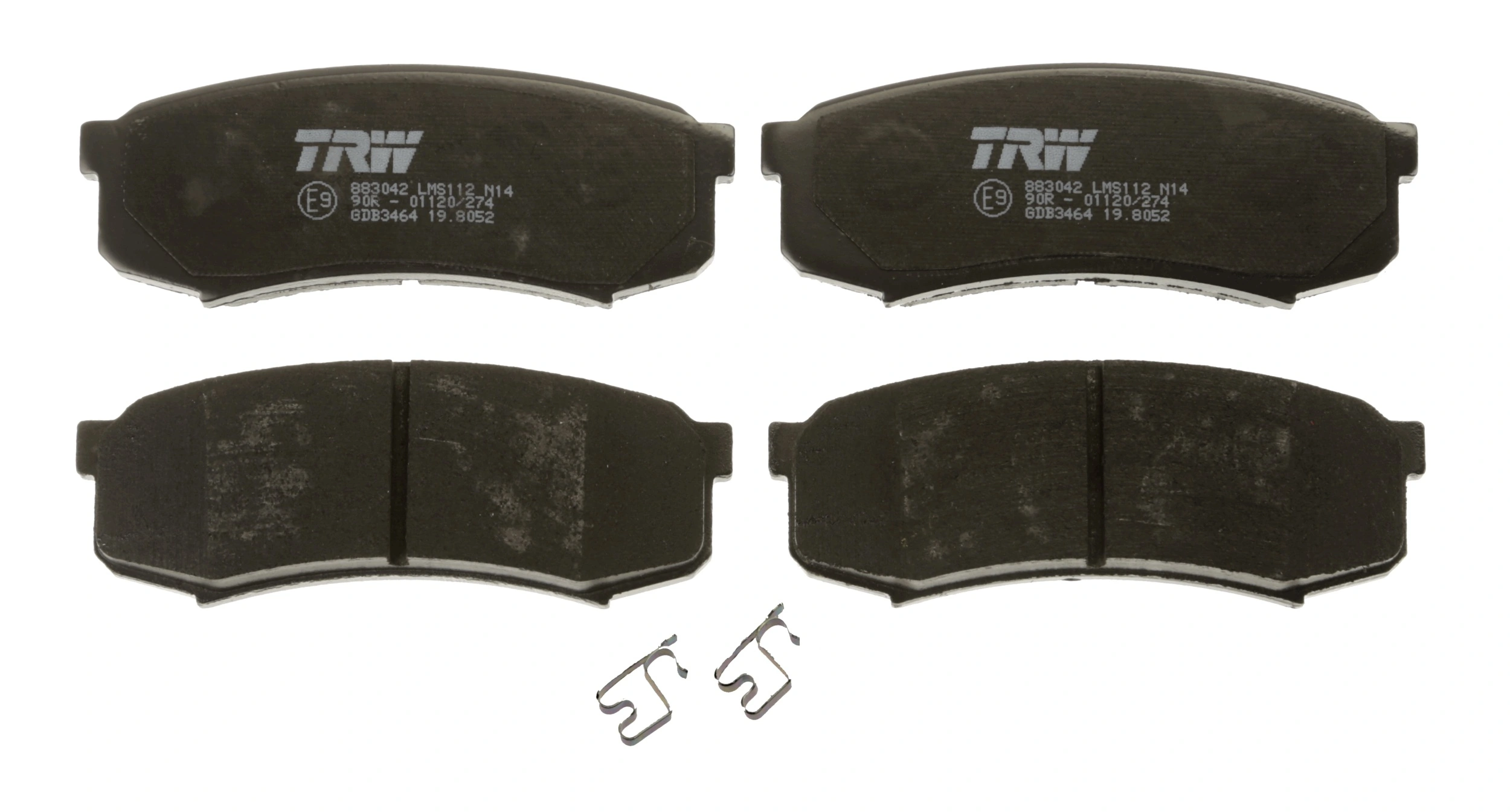 TRW GDB3464 Колодки тормозные дисковые задние, MITSUBISHI Pajero, TOYOTA Land Cruiser, 3.0-4.0, 07-