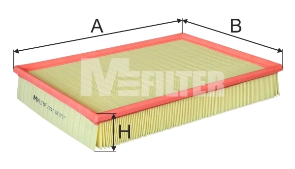 MFILTER K747 Фільтр повітряний MB SPRINTER (вир-во M-filter)