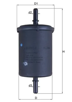 Фильтр топливный KNECHT, MAHLE KL248 Фильтр топливный KNECHT, MAHLE KL248