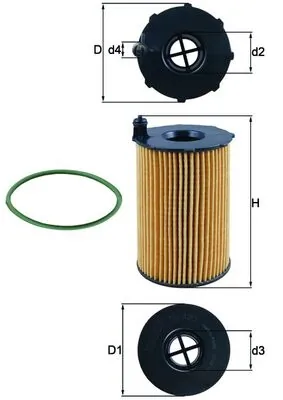 KNECHT OX420D Фильтр масляный Audi A4 3.0TDI VW Touareg II (7P5) 3.0 V6 TDI 2011- KNECHT OX420D Фильтр масляный Audi A4 3.0TDI VW Touareg II (7P5) 3.0 V6 TDI 2011-