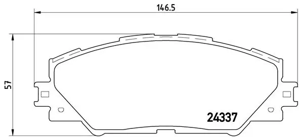 BREMBO P83071 Колодки гальмівні дискові