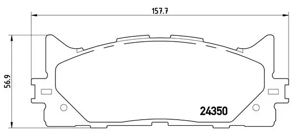 BREMBO P83117 Тормозные колодки дисковые, к-кт. BREMBO P83117 Тормозные колодки дисковые, к-кт.