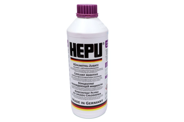 HEPU P999G12Plus Антифриз-концентрат G12+ (ліловий, -80*С), HEPU Antifreeze 1.5L