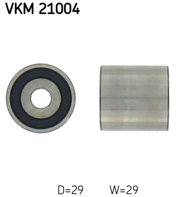 SKF VKM21004 Ролик направ. ГРМ, 2.5TDI /T5 2.0TDI
