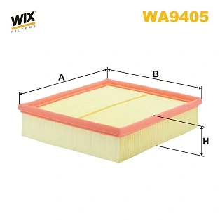 WIX FILTERS WA9405 Фильтр воздушный, Passat 97-00/Superb 01-08/ A4 95-00 WIX FILTERS WA9405 Фильтр воздушный, Passat 97-00/Superb 01-08/ A4 95-00