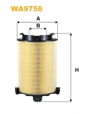 WIX FILTERS WA9756 Фильтр воздушный, (круглый) 2.0SDI WIX FILTERS WA9756 Фильтр воздушный, (круглый) 2.0SDI