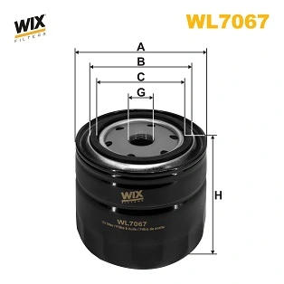 WIX FILTERS WL7067 Фільтр оливний