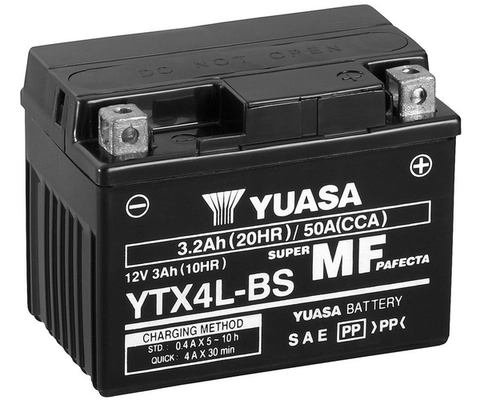 Аккумулятор YUASA 6 СТ-3-R YTX4LBS Аккумулятор YUASA 6 СТ-3-R YTX4LBS